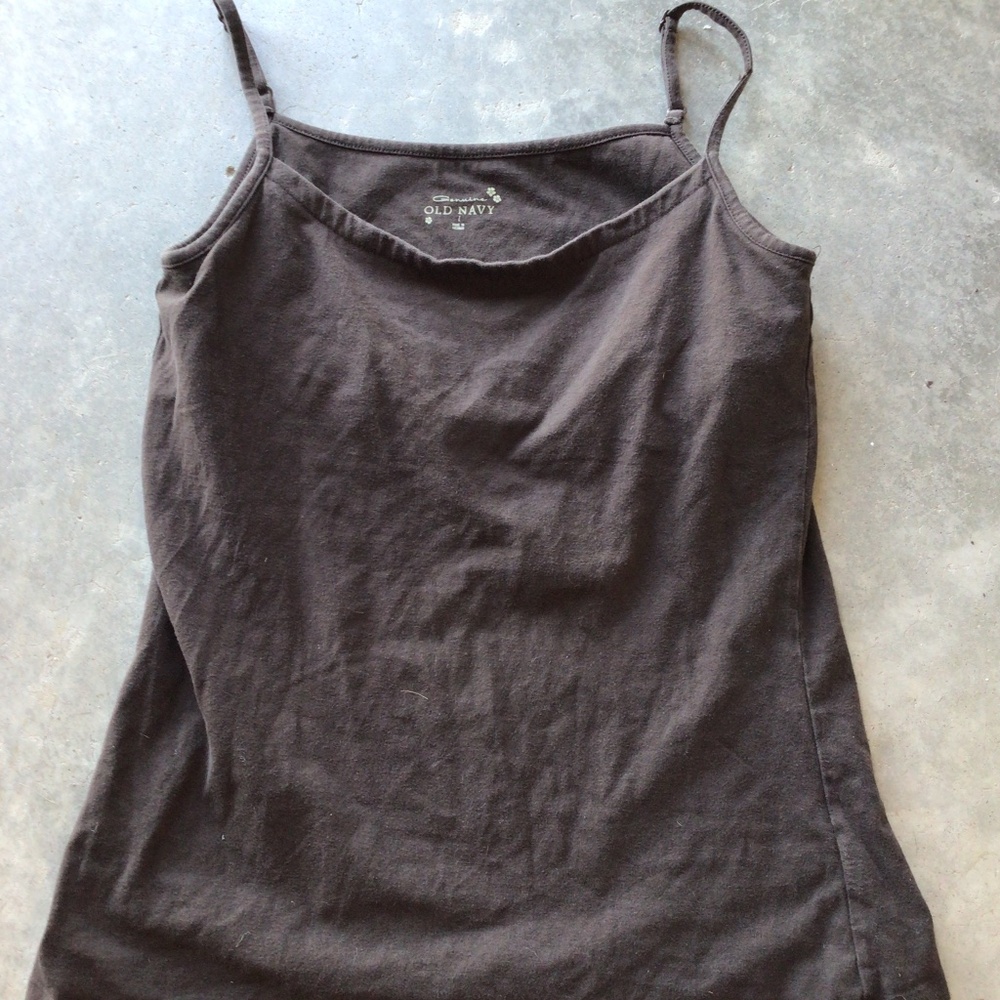 Old Navy spaghetti strap brown tank top